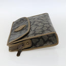 SAINT LAURENT Clutch Bag PVC Canvas Gray Auth bs33321-4