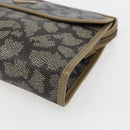 SAINT LAURENT Clutch Bag PVC Canvas Gray Auth bs33321-8