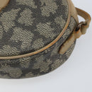 SAINT LAURENT Shoulder Bag PVC Canvas Gray Auth bs33323-14