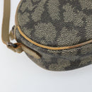 SAINT LAURENT Shoulder Bag PVC Canvas Gray Auth bs33323-15