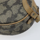 SAINT LAURENT Shoulder Bag PVC Canvas Gray Auth bs33323-16