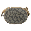 SAINT LAURENT Shoulder Bag PVC Canvas Gray Auth bs33323-2
