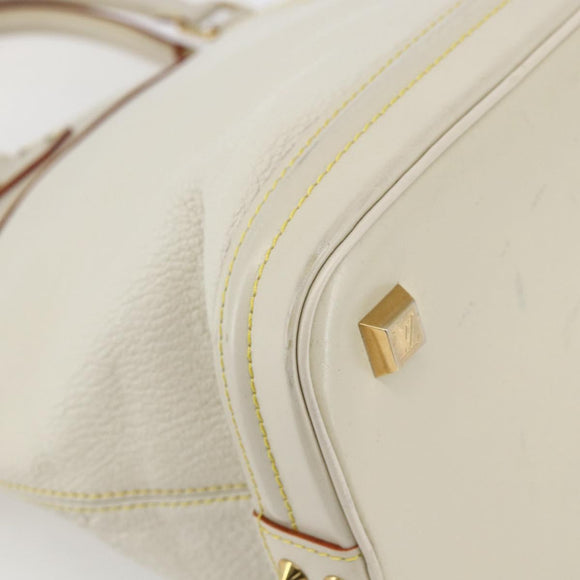 LOUIS VUITTON Suhari Rock It PM Handtasche Weiß M91887 LV Auth bs33327A