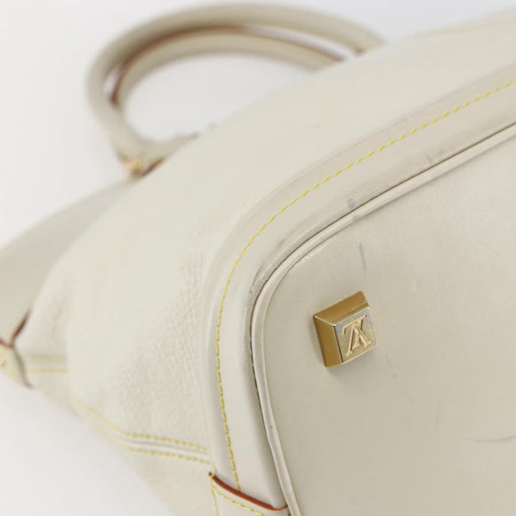 LOUIS VUITTON Suhari Rock It PM Handtasche Weiß M91887 LV Auth bs33327A
