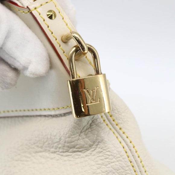LOUIS VUITTON Suhari Rock It PM Handtasche Weiß M91887 LV Auth bs33327A