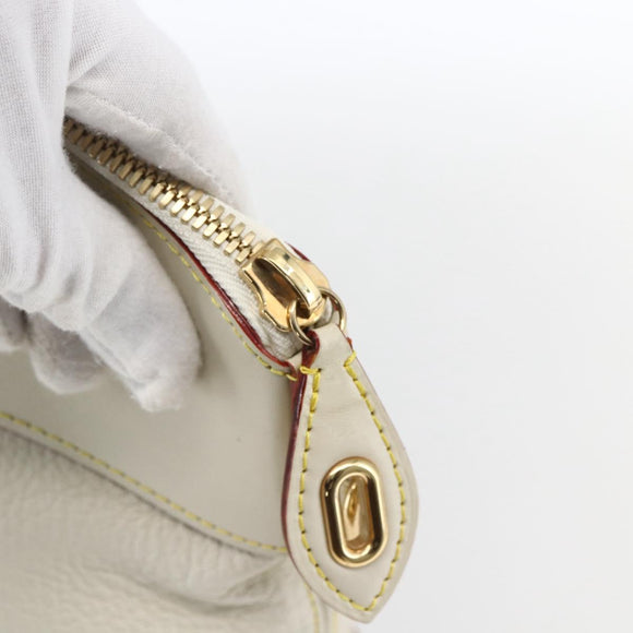 LOUIS VUITTON Suhari Rock It PM Handtasche Weiß M91887 LV Auth bs33327A