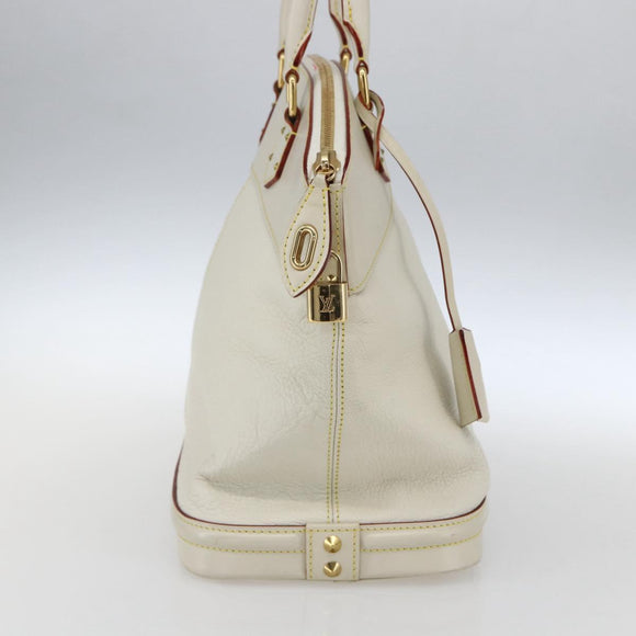 LOUIS VUITTON Suhari Rock It PM Handtasche Weiß M91887 LV Auth bs33327A