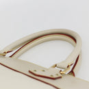 LOUIS VUITTON Suhari Rock It PM Hand Bag White M91887 LV Auth bs33327A-14
