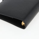 LOUIS VUITTON Epi Agenda MM Day Planner Cover Black R20042 LV Auth bs33328-10