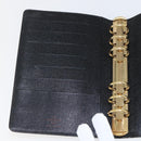 LOUIS VUITTON Epi Agenda MM Day Planner Cover Black R20042 LV Auth bs33328-14
