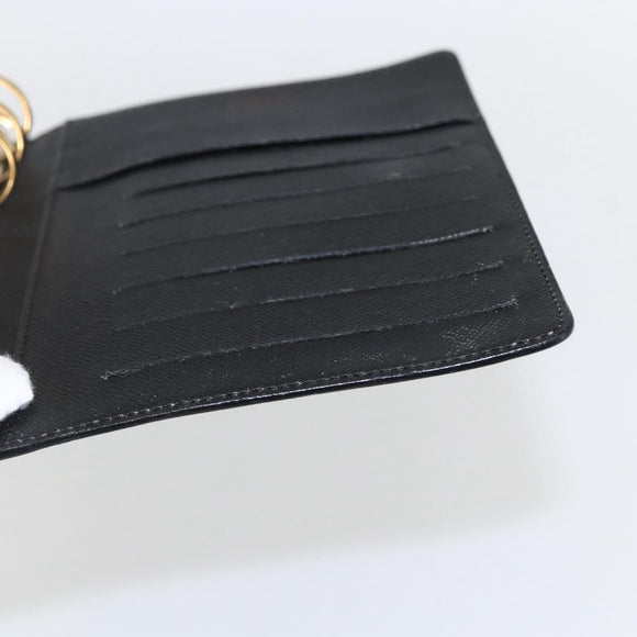 LOUIS VUITTON Epi Agenda MM Day Planner Cover Black R20042 LV Auth bs33328