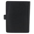 LOUIS VUITTON Epi Agenda MM Day Planner Cover Black R20042 LV Auth bs33328-3