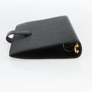 LOUIS VUITTON Epi Agenda MM Day Planner Cover Black R20042 LV Auth bs33328-6