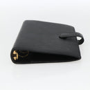 LOUIS VUITTON Epi Agenda MM Day Planner Cover Black R20042 LV Auth bs33328-7