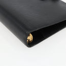 LOUIS VUITTON Epi Agenda MM Day Planner Cover Black R20042 LV Auth bs33328-9