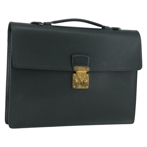 LOUIS VUITTON Taiga Serviette Kourad Business Bag Epicea T16786 LV Auth bs33330