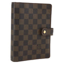 LOUIS VUITTON Damier Ebene Agenda MM Day Planner Cover R20240 LV Auth bs33333-1