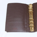 LOUIS VUITTON Damier Ebene Agenda MM Day Planner Cover R20240 LV Auth bs33333-18