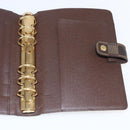 LOUIS VUITTON Damier Ebene Agenda MM Day Planner Cover R20240 LV Auth bs33333-19