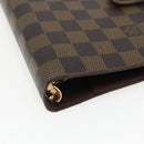 LOUIS VUITTON Damier Ebene Agenda MM Day Planner Cover R20240 LV Auth bs33333-7
