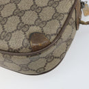 GUCCI GG Supreme Web Sherry Line Bag PVC Beige Gold 89 02 066 Auth bs33336-15