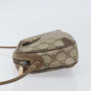 GUCCI GG Supreme Web Sherry Line Bag PVC Beige Gold 89 02 066 Auth bs33336-4