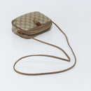 GUCCI GG Supreme Web Sherry Line Bag PVC Beige Gold 89 02 066 Auth bs33336-7