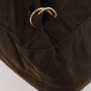 PRADA Backpack Nylon Brown Gold Auth bs33338-19
