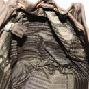 PRADA Backpack Nylon Brown Gold Auth bs33338-23