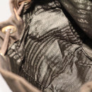 PRADA Backpack Nylon Brown Gold Auth bs33338-24
