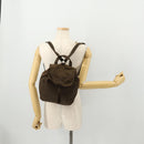 PRADA Backpack Nylon Brown Gold Auth bs33338-28
