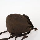 PRADA Backpack Nylon Brown Gold Auth bs33338-3