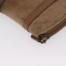 GUCCI Bamboo Handtas Nylon 2-weg Bruin Zilver 039 1705 0701 Auth bs33342-13