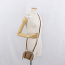 GUCCI Bamboo Handtas Nylon 2-weg Bruin Zilver 039 1705 0701 Auth bs33342-24