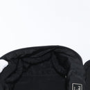 PRADA Vanity Pouch Nylon Black Silver Auth bs33345-22