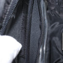 PRADA Vanity Pouch Nylon Black Silver Auth bs33345-24