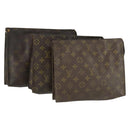 LOUIS VUITTON Monogram Clutch Bag 3 Set LV Auth bs33347-1