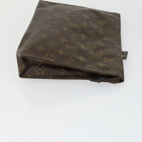LOUIS VUITTON Monogram Clutch Bag 3 Set LV Auth bs33347