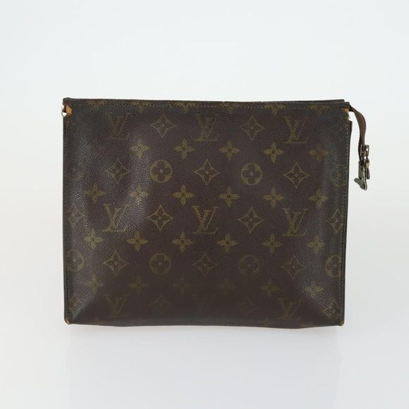 LOUIS VUITTON Monogram Clutch Bag 3 Set LV Auth bs33347
