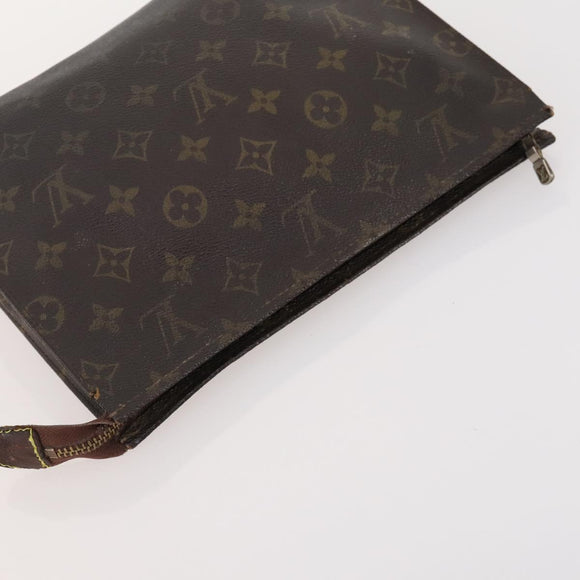 LOUIS VUITTON Monogram Clutch Bag 3 Set LV Auth bs33348