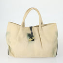 BURBERRY Nova Check Shoulder Bag Canvas PVC 4 Set Beige Red Auth bs33350-2