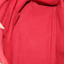 BURBERRY Nova Check Shoulder Bag Canvas PVC 4 Set Beige Red Auth bs33350-21