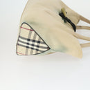 BURBERRY Nova Check Shoulder Bag Canvas PVC 4 Set Beige Red Auth bs33350-4