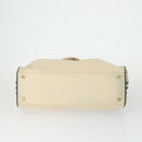 BURBERRY Nova Check Shoulder Bag Canvas PVC 4 Set Beige Red Auth bs33350-6