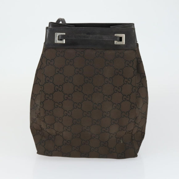 GUCCI GG Canvas Shoulder Bag Nylon 3 Set Red Brown beige Auth bs33351