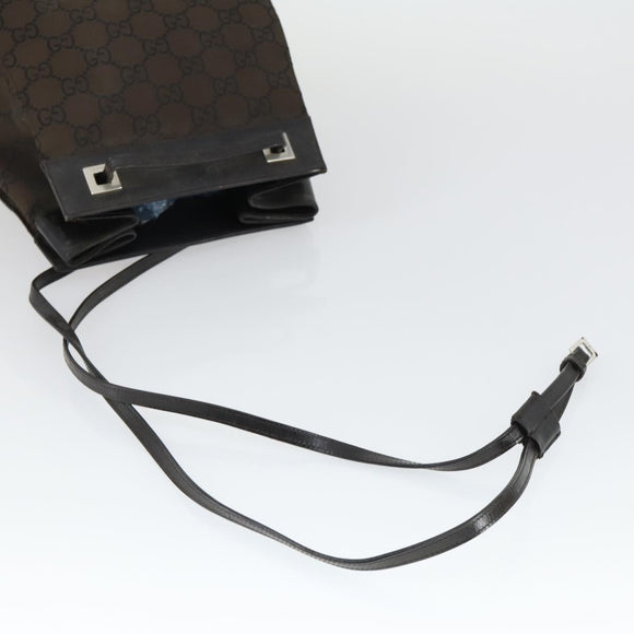 GUCCI GG Canvas Shoulder Bag Nylon 3 Set Red Brown beige Auth bs33351
