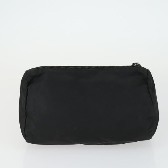 PRADA Pouch Nylon 2 Set Blue Black Auth bs33353
