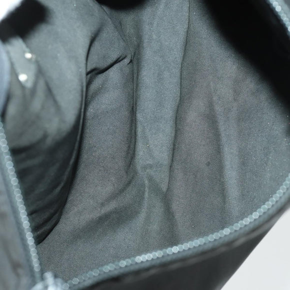PRADA Pouch Nylon 2 Set Blue Black Auth bs33353
