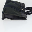 HERMES Fourre Tout Hand Bag Canvas 2 Set Gray Navy Auth bs33354-12