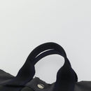 HERMES Fourre Tout Hand Bag Canvas 2 Set Gray Navy Auth bs33354-14